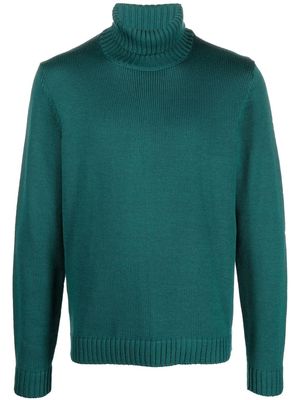 Zanone virgin-wool fine-knit jumper - Green