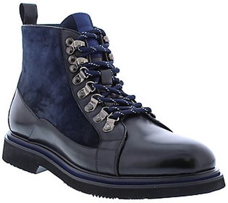 Zanzara Men's Leather Lace Up Boots - Elmore