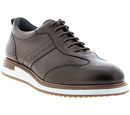 Zanzara Men's Leather Lace Up Dress Shoes - Bre nton