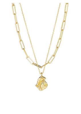Zaya Rue 24K Gold-Plated Layered Necklace
