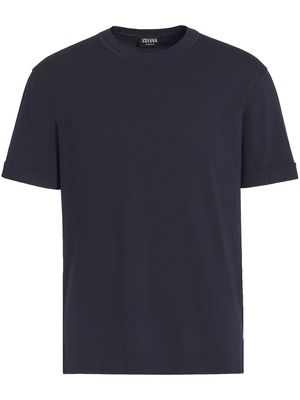 Zegna 12milmil12 wool T-shirt - Blue