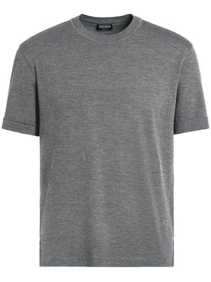 Zegna 12milmil12 wool T-shirt - Grey