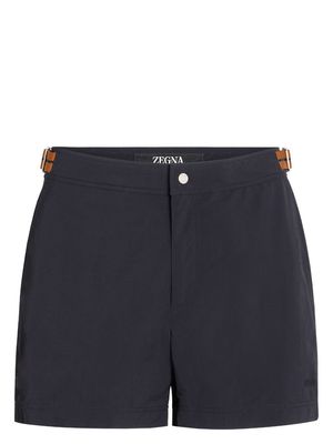 Zegna 232 Road Brand Mark swim shorts - Blue