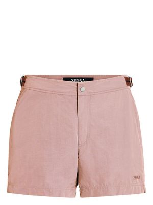 Zegna 232 Road Brand Mark swim shorts - Pink