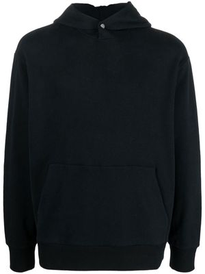 Zegna basic fine-knit hoodie - Black