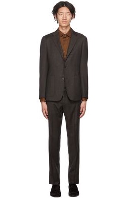 ZEGNA Brown Techmerino Suit