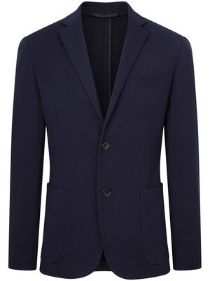 Zegna button-front blazer - Blue