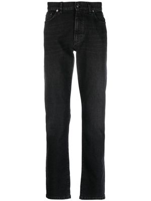 Zegna Comfort mid-rise straight-leg jeans - Black