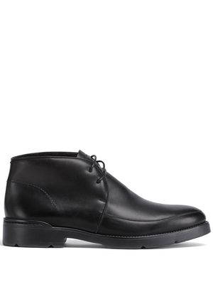 Zegna Cortina leather ankle boots - Black