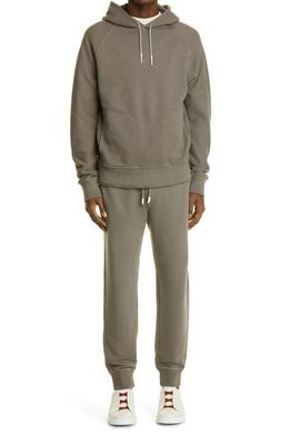 ZEGNA Cotton & Cashmere Sweatpants in Grey