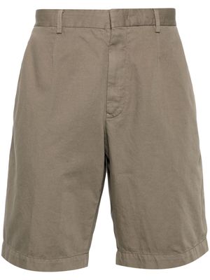 Zegna cotton-blend chino shorts - Green