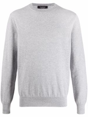 Zegna crew neck cashmere sweater - Grey