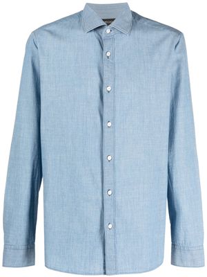 Zegna denim button-down shirt - Blue