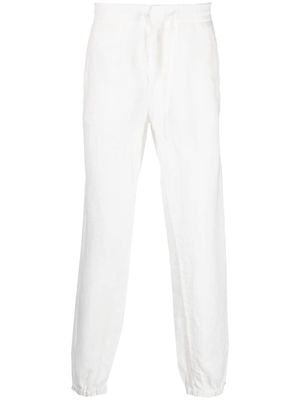 Zegna drawstring straight-leg trousers - White