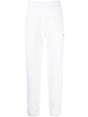 Zegna elasticated-waist cotton track pants - White