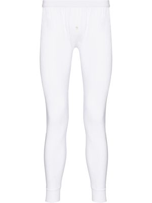 Zegna elasticated waistband underwear leggings - White