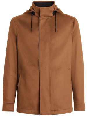 Zegna Elements Cima Oasi cashmere over jacket - Brown