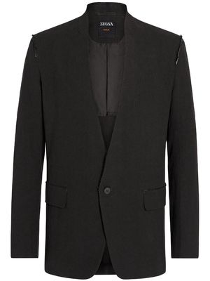 Zegna Fashion Show silk jacket - Black
