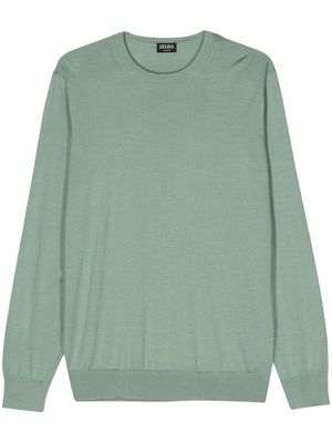 Zegna fine-knit jumper - Green