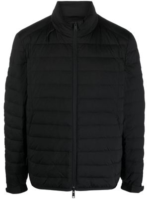 Zegna funnel-neck padded jacket - Black