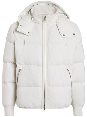 Zegna Ghiaccio Oasi cashmere puffer jacket - White