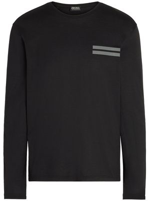 Zegna High Performance wool T-shirt - Black