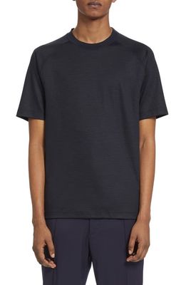 ZEGNA High Performance™ Wool Top in Navy