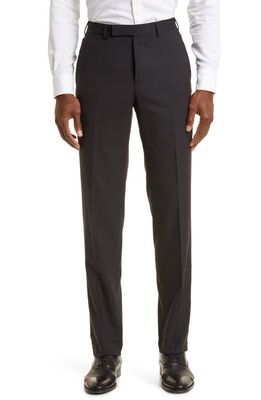 ZEGNA High Performance™ Wool Trousers in Black