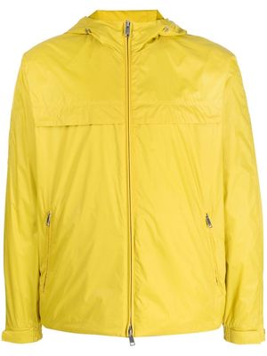 Zegna hooded zip-up lightweight jacket - Yellow