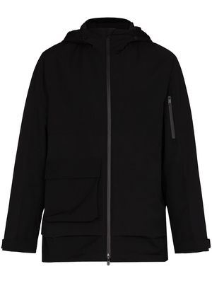 Zegna hooded zip-up ski jacket - Black