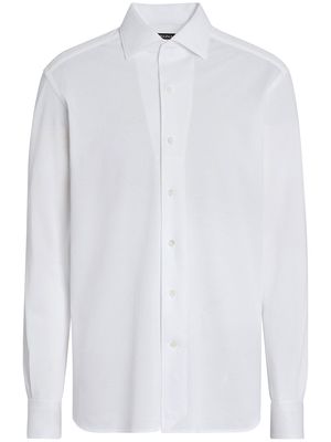 Zegna jersey cotton shirt - White