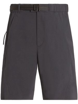 Zegna knee-length belted shorts - Black