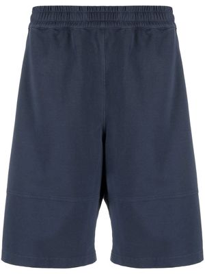 Zegna knee-length track shorts - Blue