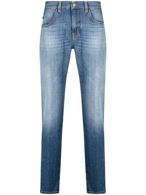 Zegna light-wash slim-fit cotton jeans - Blue