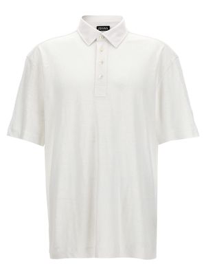 Zegna Linen Polo Shirt