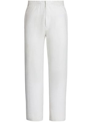 Zegna linen track pants - White