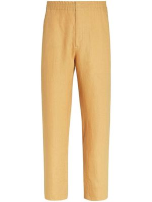 Zegna linen track pants - Yellow