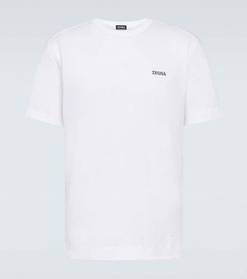 Zegna Logo cotton jersey T-shirt