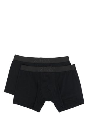 Zegna logo-waistband boxers set of 2 - Black