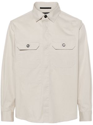 Zegna long sleeve cotton shirt - Neutrals