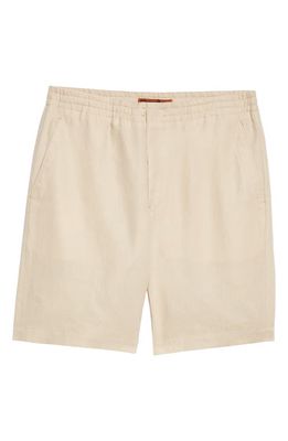 ZEGNA Luxury Linen Shorts in Natural