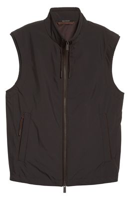 ZEGNA Men's Stratos Outdoor Vest in Black