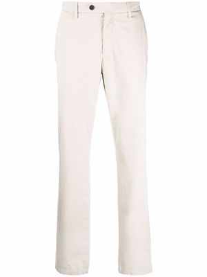 Zegna mid-rise cotton chino trousers - Neutrals