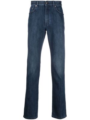 Zegna mid-rise skinny cut jeans - Blue