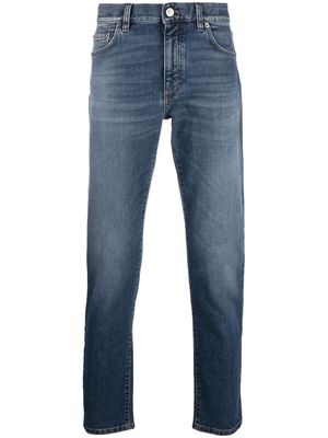 Zegna mid-rise slim-cut jeans - Blue