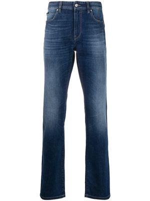 Zegna mid-rise straight jeans - Blue