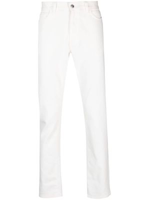 Zegna mid-rise straight-leg jeans - White