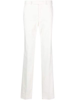 Zegna mid-rise straight-leg trousers - White