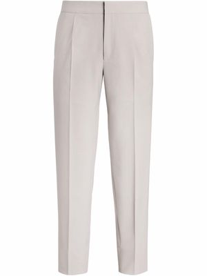 Zegna mid-rise tailored trousers - Neutrals