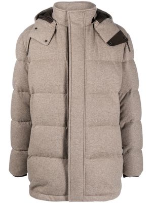 Zegna Oasi cashmere padded jacket - Neutrals